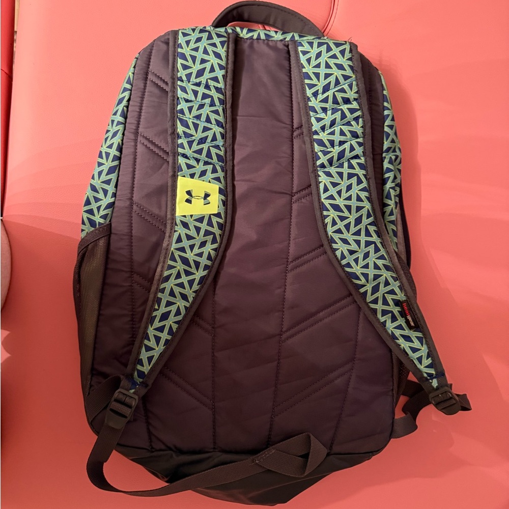 Under Armour Geometric Pattern Backpack In Green … - image 3